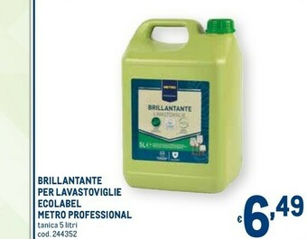 Metro Detersivo lavastoviglie offerta