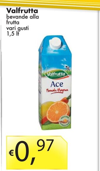 Sugros Valfrutta bevande alla frutta vari gusti 1,5 lt offerta
