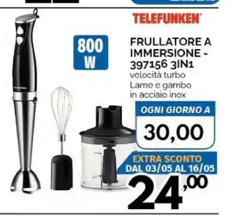 Telefunken Frullatore A Immersione 397156
