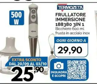 Orizzonte Termozeta Frullatore Immersione 188380 offerta