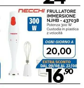 Necchi Frullatore Immersione NJHB 437038