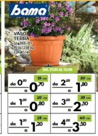 Orizzonte Bama Vaso Terra offerta