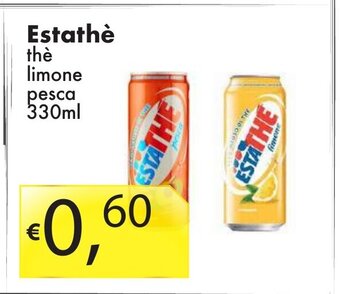 Sugros Estathè thè limone pesca 330 ml offerta
