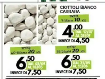 Ciottoli Bianco Carrara