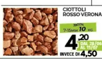 Orizzonte Ciottoli Rosso Verona offerta