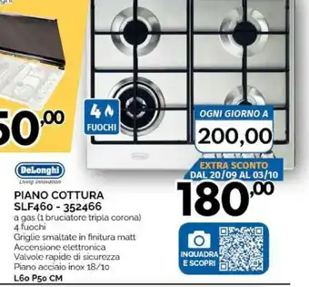 Delonghi Piano Cottura SLF460 352466