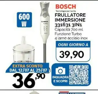 Orizzonte Bosch Frullatore Immersione 331631 3 In 1 offerta