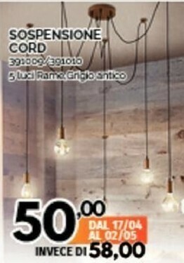 Sospensione Cord