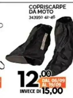 Orizzonte Copriscarpe Da Moto offerta
