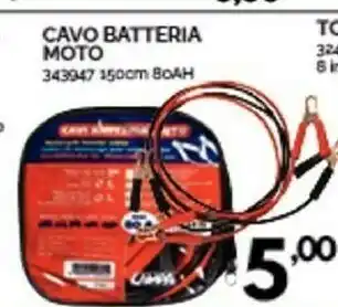 Orizzonte Cavo Batteria Moto offerta