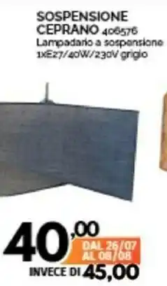Orizzonte Sospensione Ceprano offerta