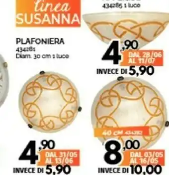 Plafoniera 1 Luce