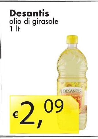 Sugros Desantis olio di girasole 1 lt offerta