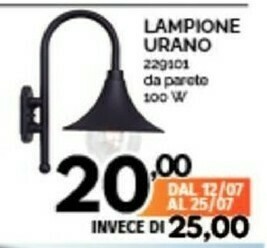 Lampione Urano