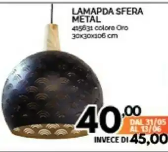 Lamapda Sfera Metal 415631