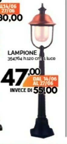 Lampione 1 Luce