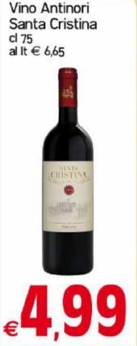 Vino Antinori Santa Cristina cl 75
