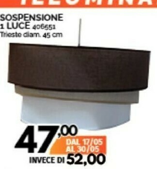 Sospensione 1 Luce