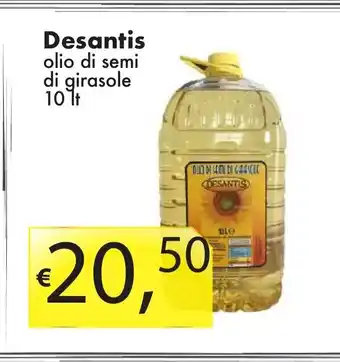 Sugros Desantis olio di semi di girasole 10 lt offerta