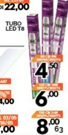 Tubo Led T8