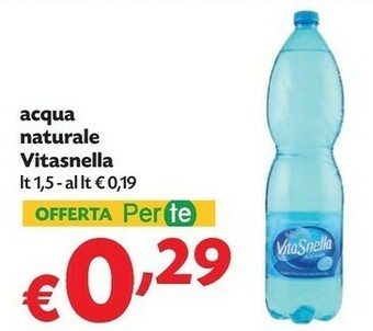 Vitasnella Acqua Naturale