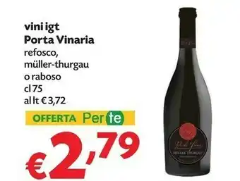Pam Porta Vinaria Vini Igt offerta