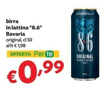 Bavaria Birra In Lattina 8.6