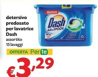 Pam Dash Detersivo Predosato Per Lavatrice offerta