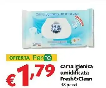 Pam Fresh & Clean Carta Igienica Umidificata offerta