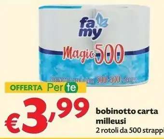 Pam Famy Bobinotto Carta Milleusi offerta