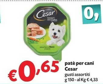 Pam Cesar Pate Per Cani offerta