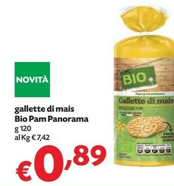 Pam Pam&Panorama Gallette Di Mais Bio offerta