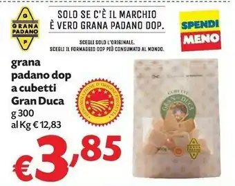 Pam Gran Duca Grana Padano Dop offerta