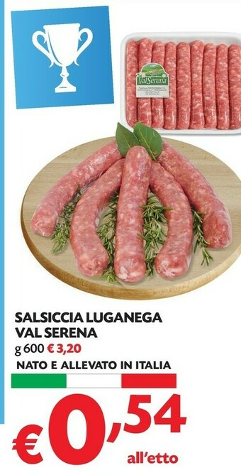 Pam Val Serena Salsiccia Luganega offerta