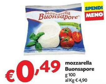 Pam Buonsapore Mozzarella offerta