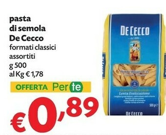 Pam De Cecco Pasta Di Semola offerta