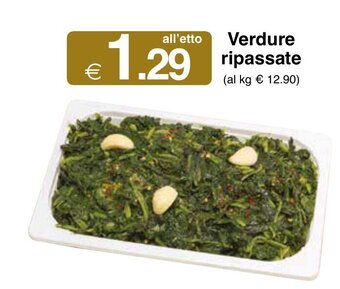 Sì con te Supermercati Verdure ripassate offerta