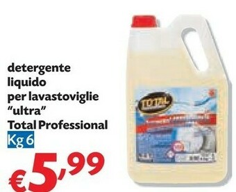 Pam Total Professional Detergente Liquido Per Lavastoviglie Ultra offerta