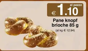 Pane knopf brioche 85 g