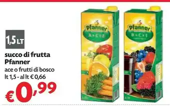 Pam Pfanner Succo Di Frutta offerta
