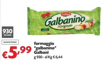 Pam Galbani Galbanino Formaggio offerta