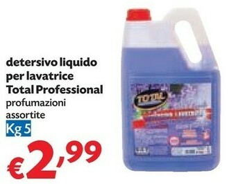Pam Total Professional Detersivo Liquido Per Lavatrice offerta