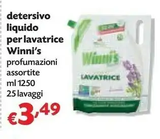 Pam Winni's Detersivo Liquido Per Lavatrice offerta