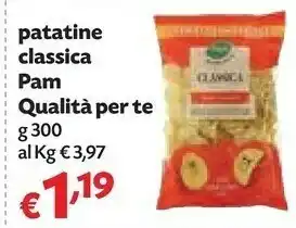 Pam Patatine Classica Qualita Per Te