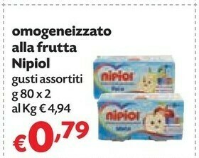 Pam Nipiol Omogeneizzato Alla Frutta offerta