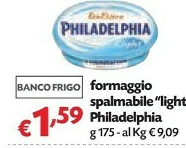 Pam Philadelphia Formaggio Spalmabile Light offerta