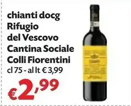 Pam Cantina Sociale Colli Fiorentini Chianti DOCG Rifugio Del Vescovo offerta