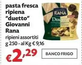 Pam Rana Pasta Fresca Ripiena Duetto offerta