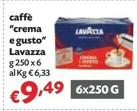 Pam Lavazza Caffe Crema E Gusto offerta