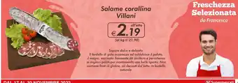 Salame corallina Villani